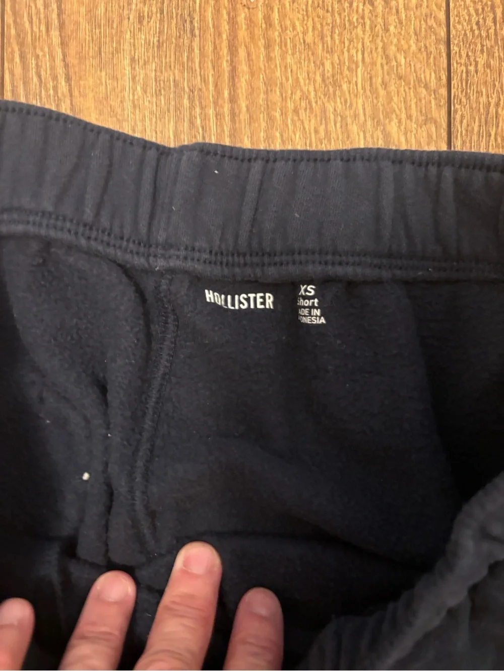 Hollister  wide leg navy blue sweatpants. Size XS Short